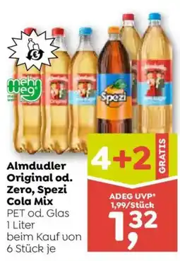 ADEG Almdudler Original od. Zero, Spezi Cola Mix Angebot