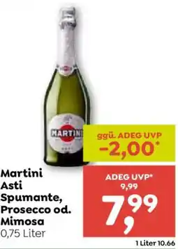 ADEG Martini Asti Spumante, Prosecco od. Mimosa Angebot
