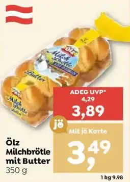 ADEG Ölz Milchbrötle mit Butter Angebot