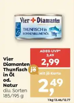 ADEG Vier Diamanten Thunfisch in Öl od. Natur Angebot