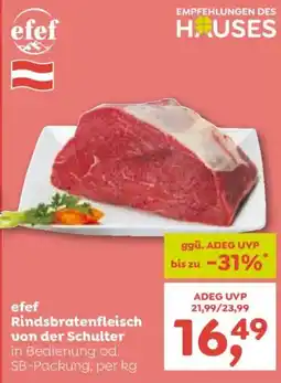 ADEG efef Rindsbratenfleisch von der Schulter Angebot