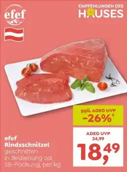 ADEG efef Rindsschnitzel Angebot