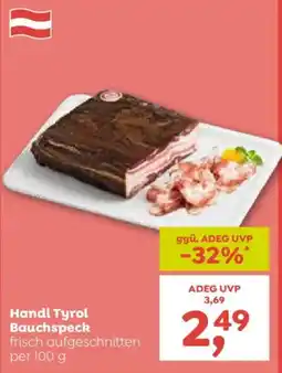 ADEG Handl Tyrol Bauchspeck Angebot