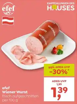 ADEG efef Wiener Wurst Angebot