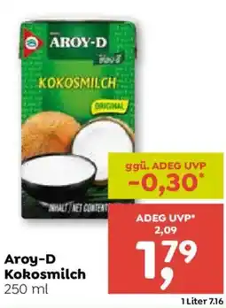 ADEG Aroy-D Kokosmilch Angebot