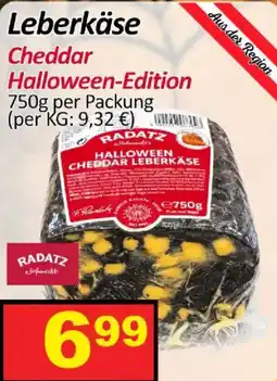 Wurstico Radatz Leberkäse Cheddar Halloween-Edition Angebot