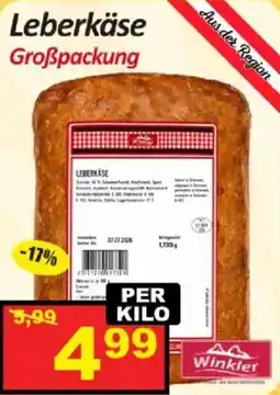 Wurstico Leberkäse Winkler Angebot