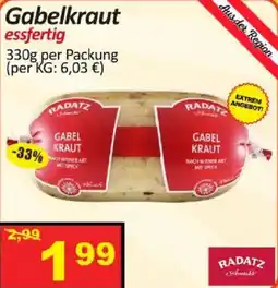 Wurstico Gabelkraut Radatz Angebot