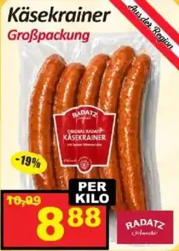 Wurstico Radatz Käsekrainer Angebot