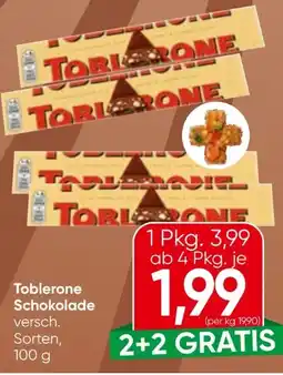 Eurospar Toblerone Schokolade Angebot