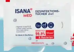 Eurospar Isana 2in1 Desinfektionstücher Angebot