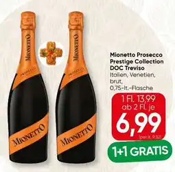 SPAR Gourmet Mionetto Prestige Collection Prosecco Treviso Angebot