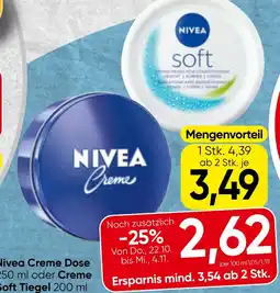 Spar Nivea Creme Angebot