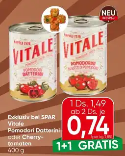 Spar Vitale Pomodori Datterini oder Cherry-tomaten Angebot