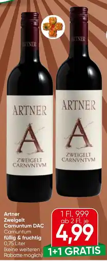 Spar Artner Zweigelt Carnuntum DAC Angebot