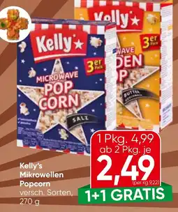 Spar Kelly's Mikrowellen Popcorn Angebot
