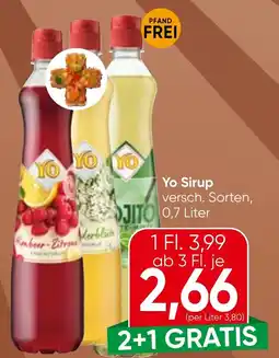 Spar Yo Sirup Angebot