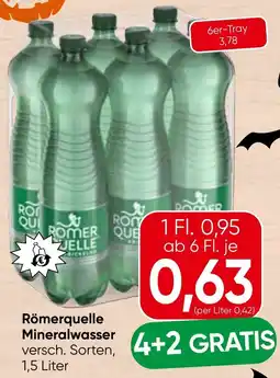 Spar Römerquelle Mineralwasser Angebot