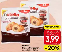 Spar Ferrero Nutella Croissant 4er Angebot
