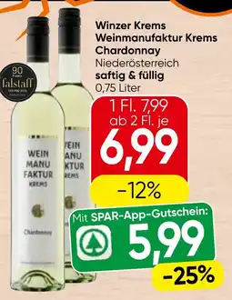 Spar Winzer Krems Weinmanufaktur Krems Chardonnay Angebot