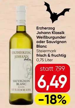 Spar Erzherzog Johann Sauvignon Blanc Angebot