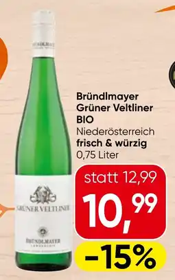 Spar Bründlmayer Grüner Veltliner BIO Angebot