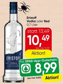 Spar Eristoff Vodka oder Red Angebot