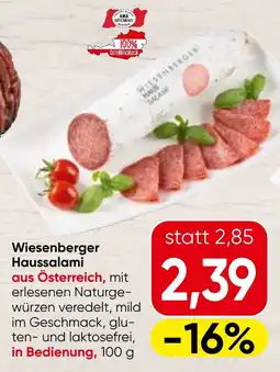 Spar Wiesenberger Haussalami Angebot
