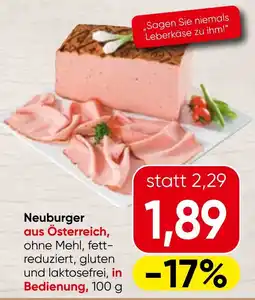 Spar Neuburger aus Österreich Angebot