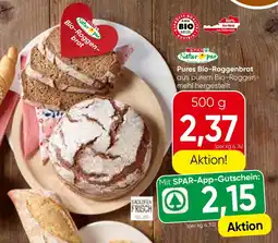 Spar Natur pur Pures Bio-Roggenbrot Angebot