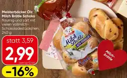 Spar Meisterbäcker Ölz Milch Brötle Schoko Angebot