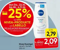 Spar Nivea Duschgel Angebot
