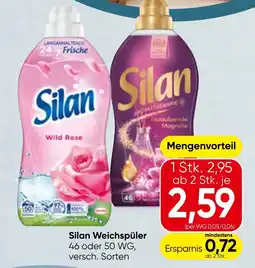 Spar Silan Weichspüler Angebot