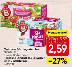 Spar Teekanne Früchtgarten Tee Angebot