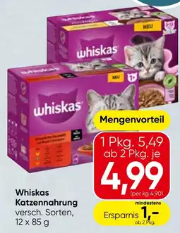 Spar Whiskas Katzenfutter Angebot