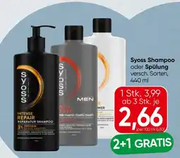 Spar Syoss Shampoo Angebot