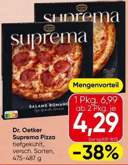 Spar Dr. Oetker Suprema Pizza Angebot
