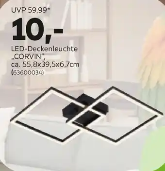 LED-Deckenleuchte „CORVIN"