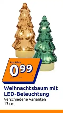Action Weihnachtsbaum mit LED-Beleuchtung Angebot