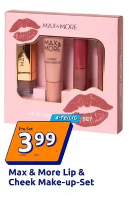 Action Max & More Lip & Cheek Make-up-Set Angebot