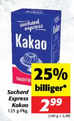 Nah&Frisch Suchard Express Kakao Angebot
