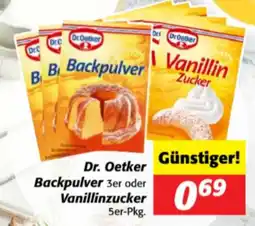 Nah&Frisch Dr. Oetker Backpulver oder Vanillinzucker Angebot