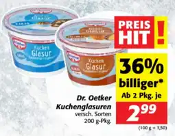 Nah&Frisch Dr. Oetker Kuchenglasuren Angebot