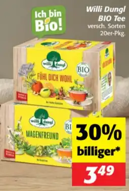 Nah&Frisch Willi Dungl BIO Tee Angebot