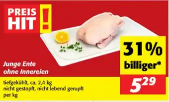 Junge Ente ohne Innereien
