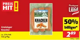 Nah&Frisch Greisinger Knacker Angebot