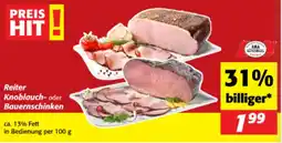 Nah&Frisch Reiter Knoblauch- oder Bauernschinken Angebot