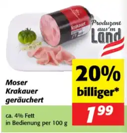 Nah&Frisch Moser Krakauer geräuchert Angebot