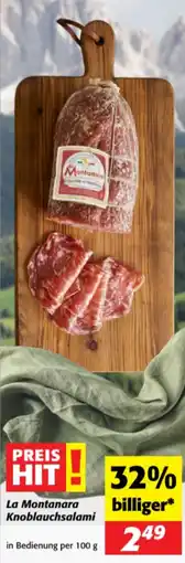 Nah&Frisch La Montanara Knoblauchsalami Angebot
