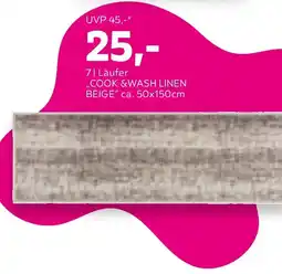Mömax Läufer COOK &WASH LINEN BEIGE" Angebot